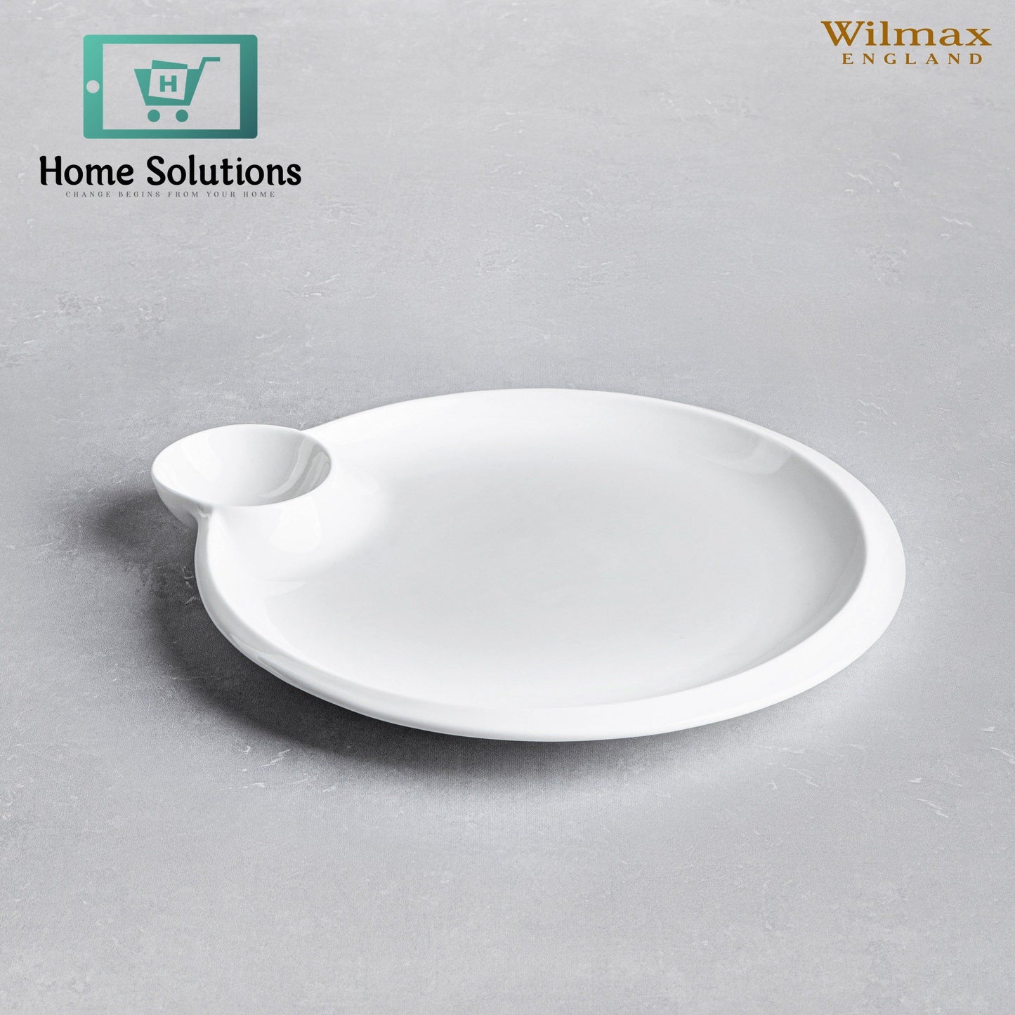 Wilmax England Fine Porcelain 10 Inch Round Serving Platter