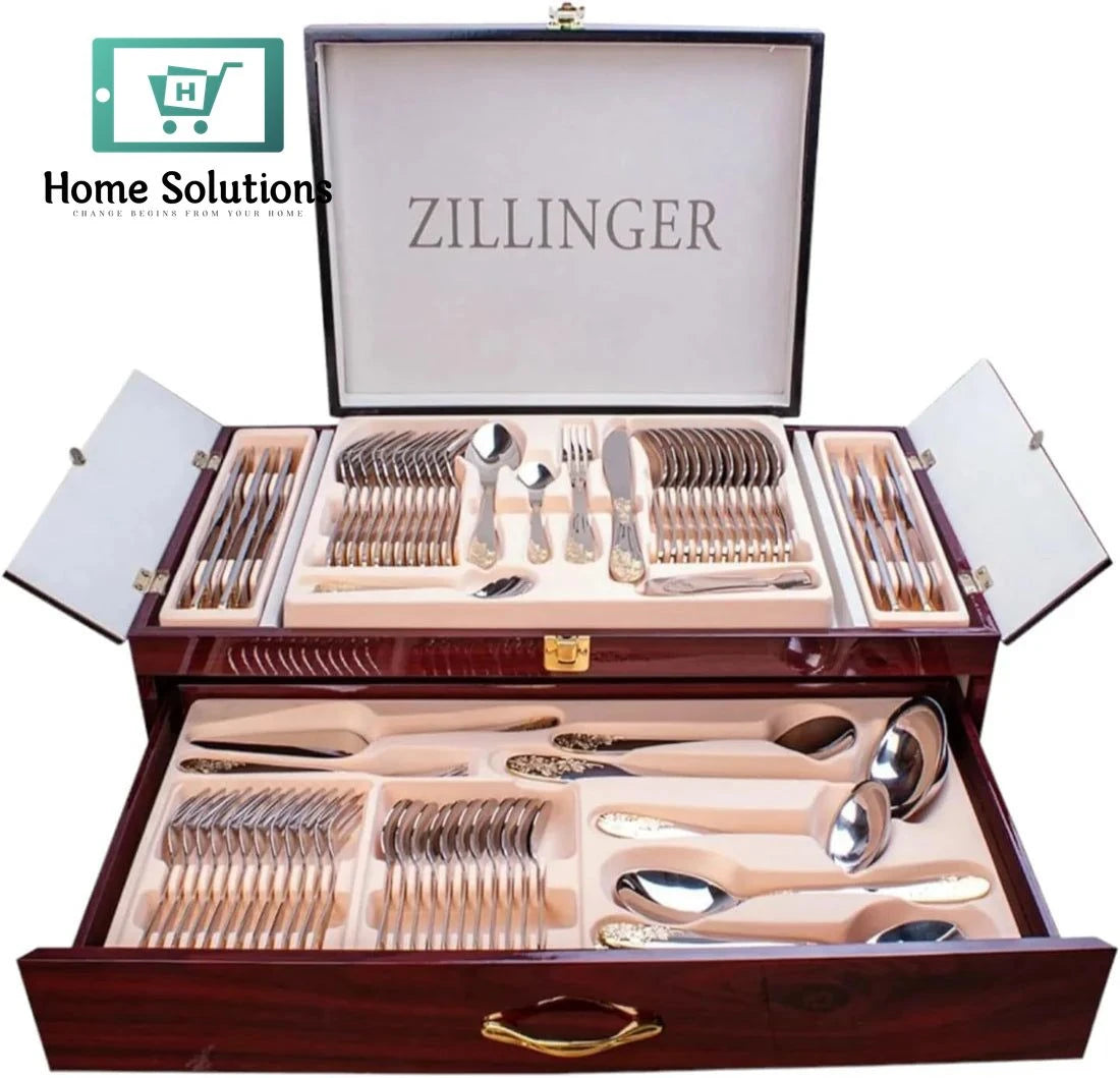 Zillinger 72-Piece Luxury Stainless Steel Cutlery Set – Premium Dining Collection
