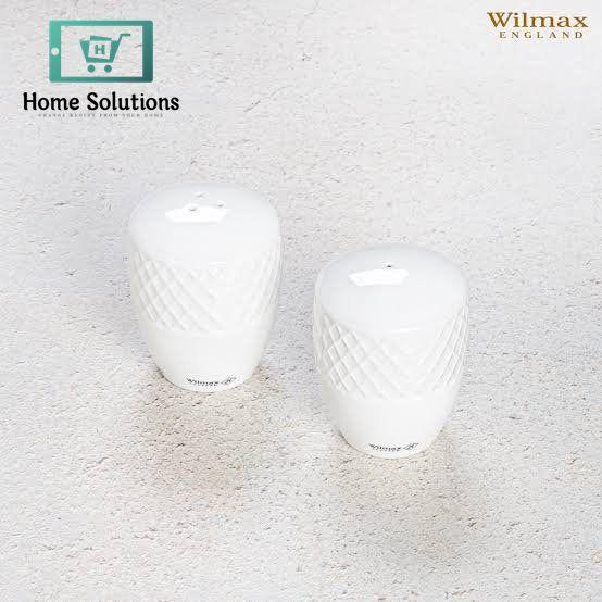 Wilmax England JULIA Porcelain Salt & Pepper Set – White