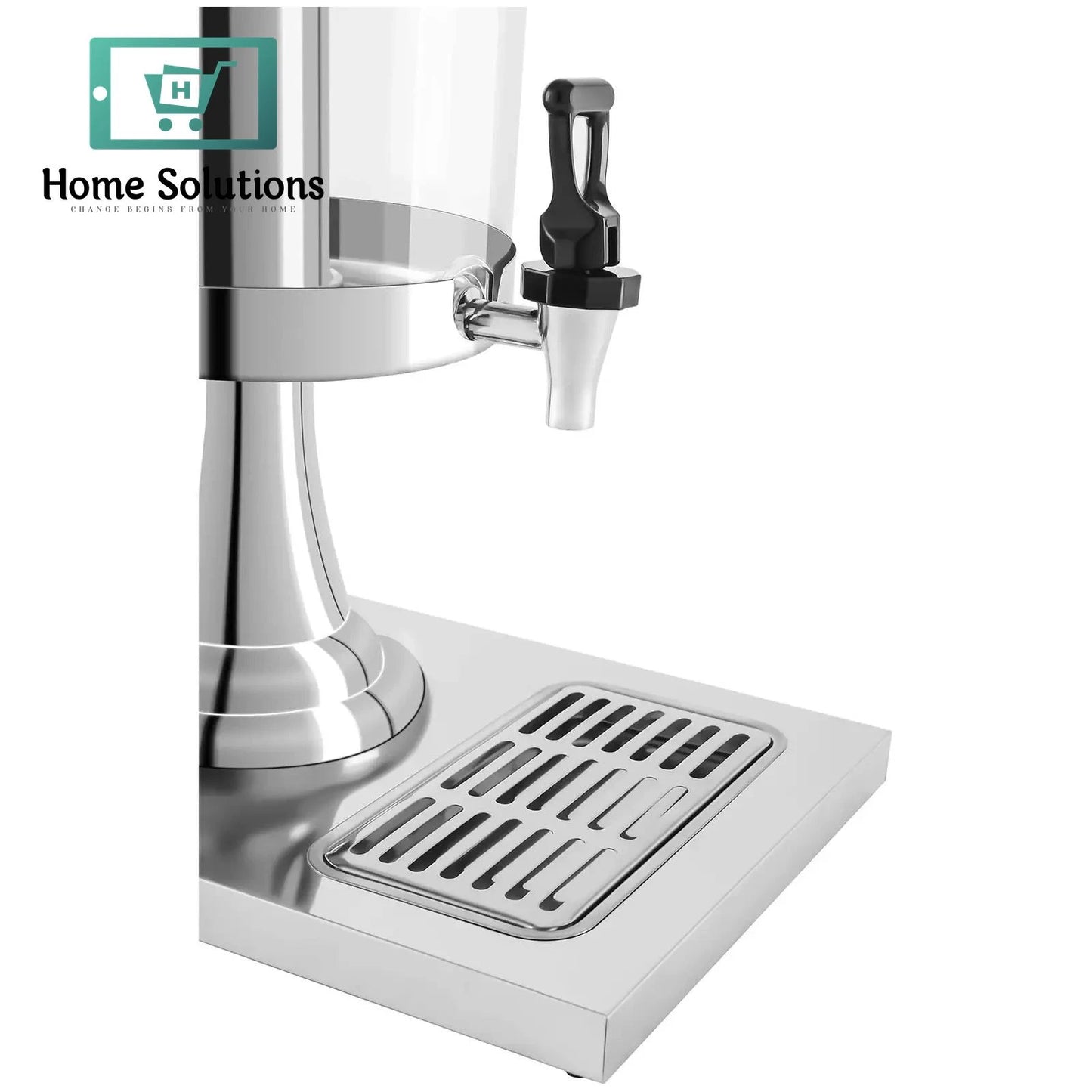 9 Litre Single Juice Dispenser – Acrylic & Stainless Steel Beverage Server