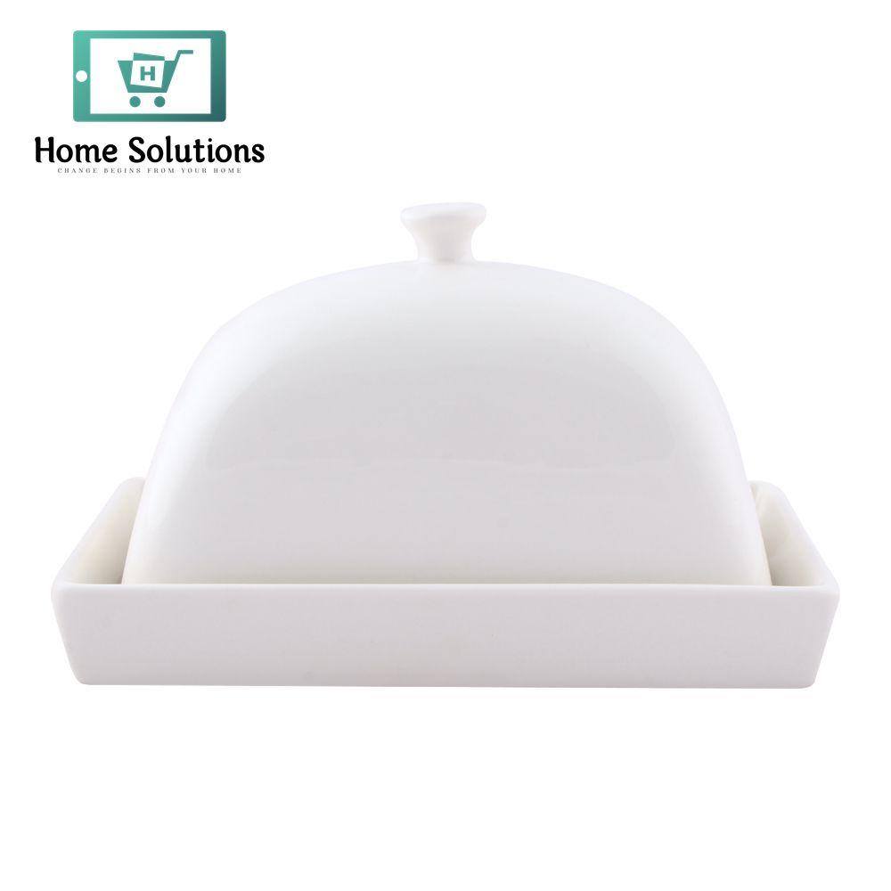 Symphony Alfresco Ceramic Butter Dish with Lid – Elegant Tabletop Storage