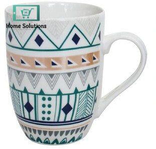 Ceramic Tea Mug with Handle – 12 cm Water & Coffee Drinking Cup