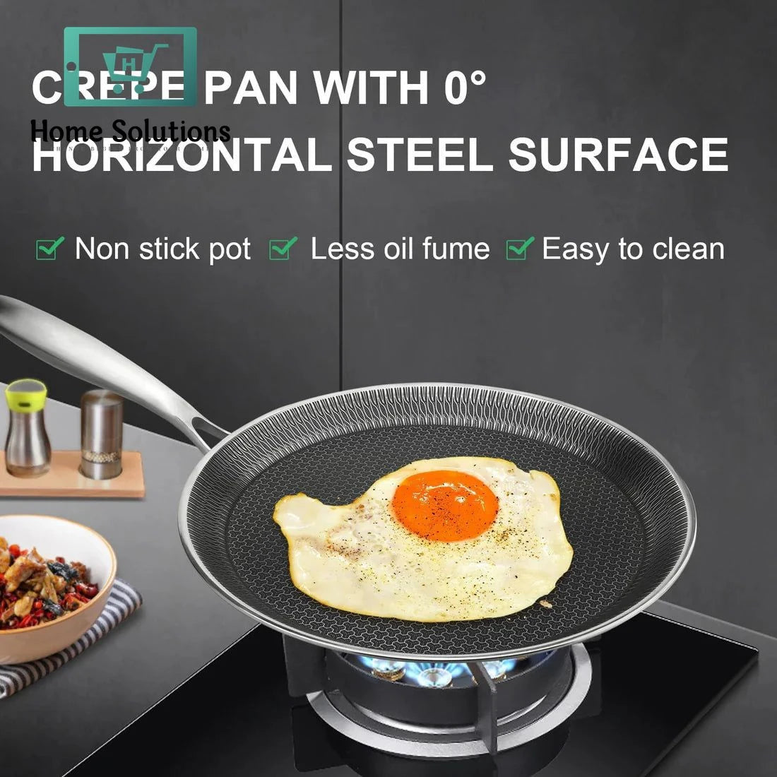 HexaSteel Non-Stick Frying Pan – Premium Scratch-Resistant & Ultra-Durable Cookware