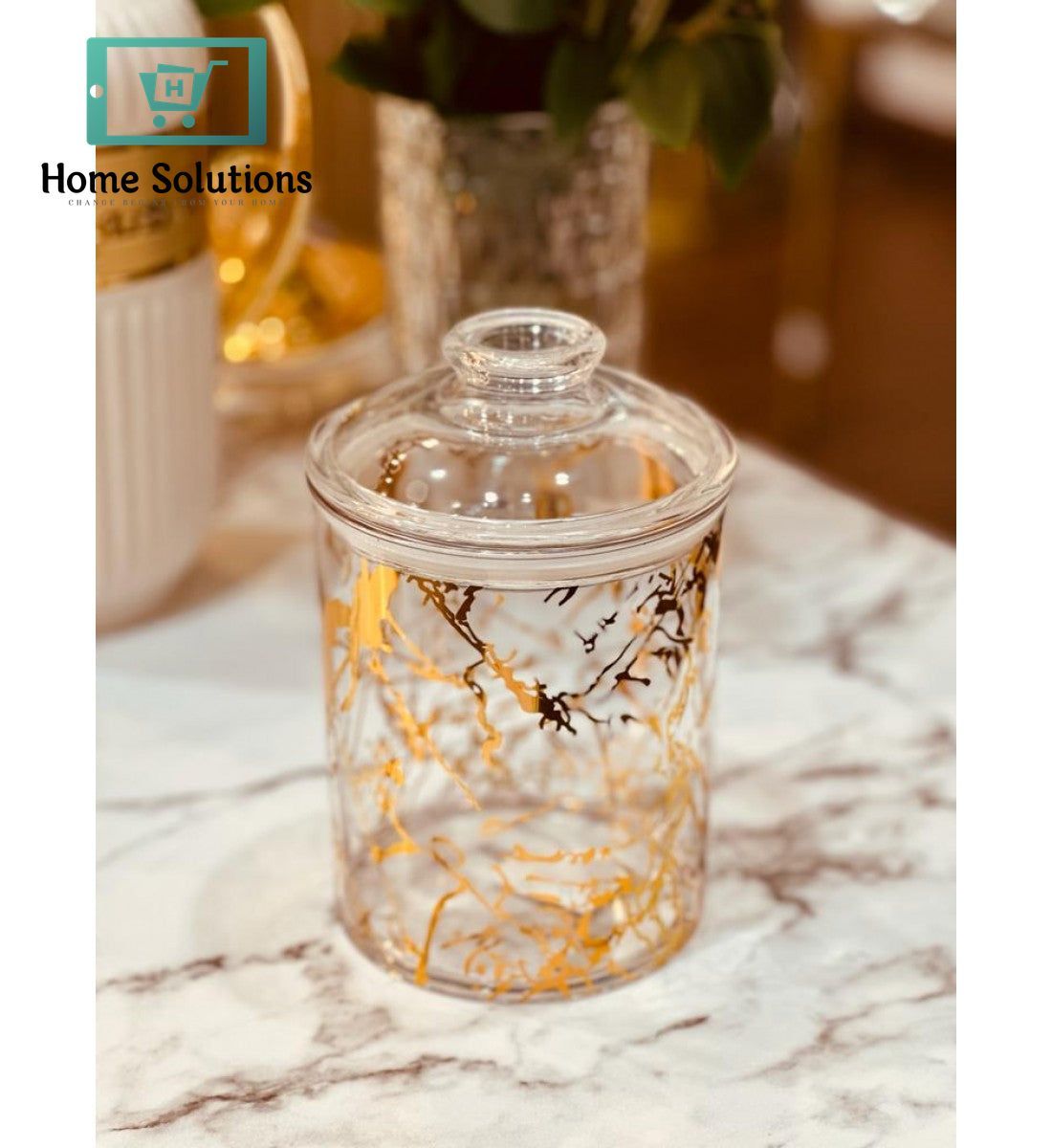 Single Airtight Acrylic Jar – Transparent Storage Container (1 Pc)