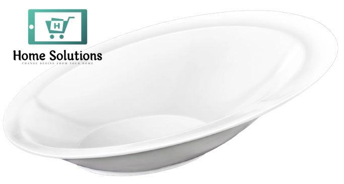 Wilmax England Fine Porcelain Oval Bowl 8.5 x 6 Inch