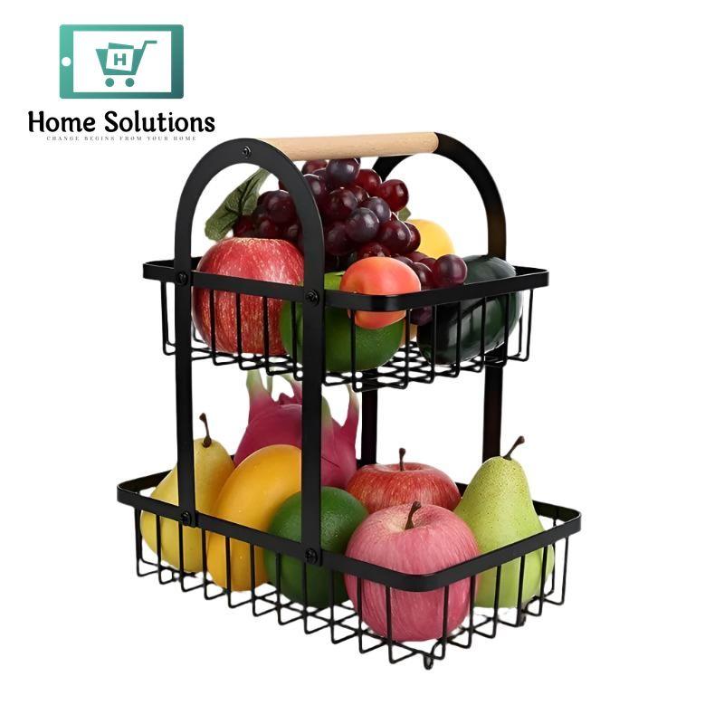 2-Tier Kitchen Countertop Fruit Rack