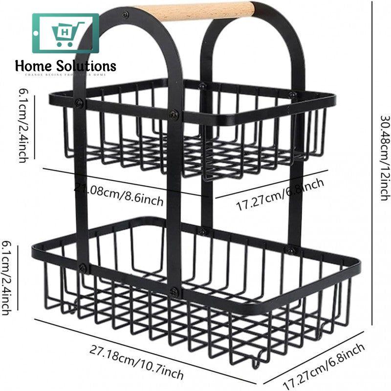 2-Tier Kitchen Countertop Fruit Rack