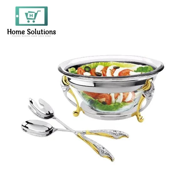 Regent Malaika 4 L Salad & Soup Warmer Bowl – Stainless Steel Elegance