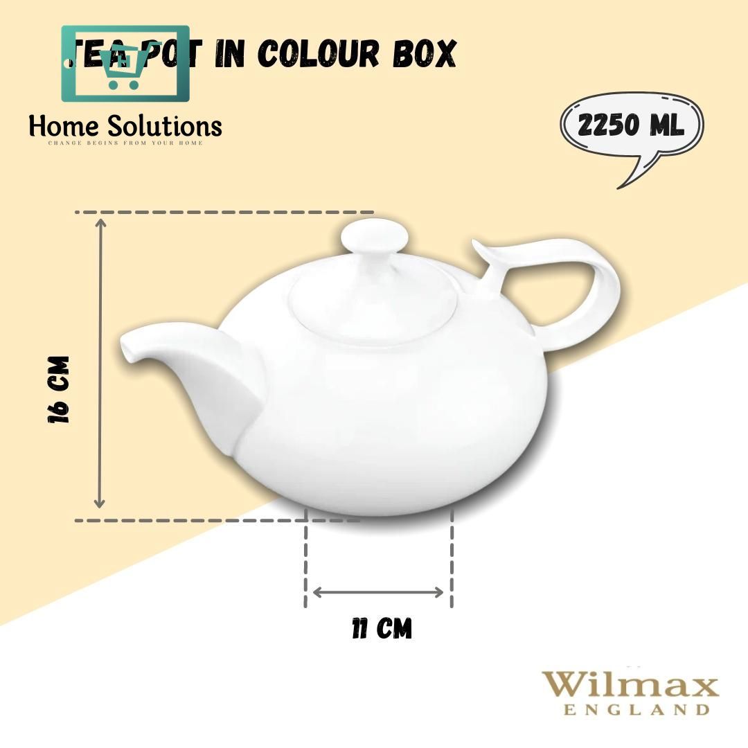 Wilmax England Fine Porcelain Tea pot – 2250 ml