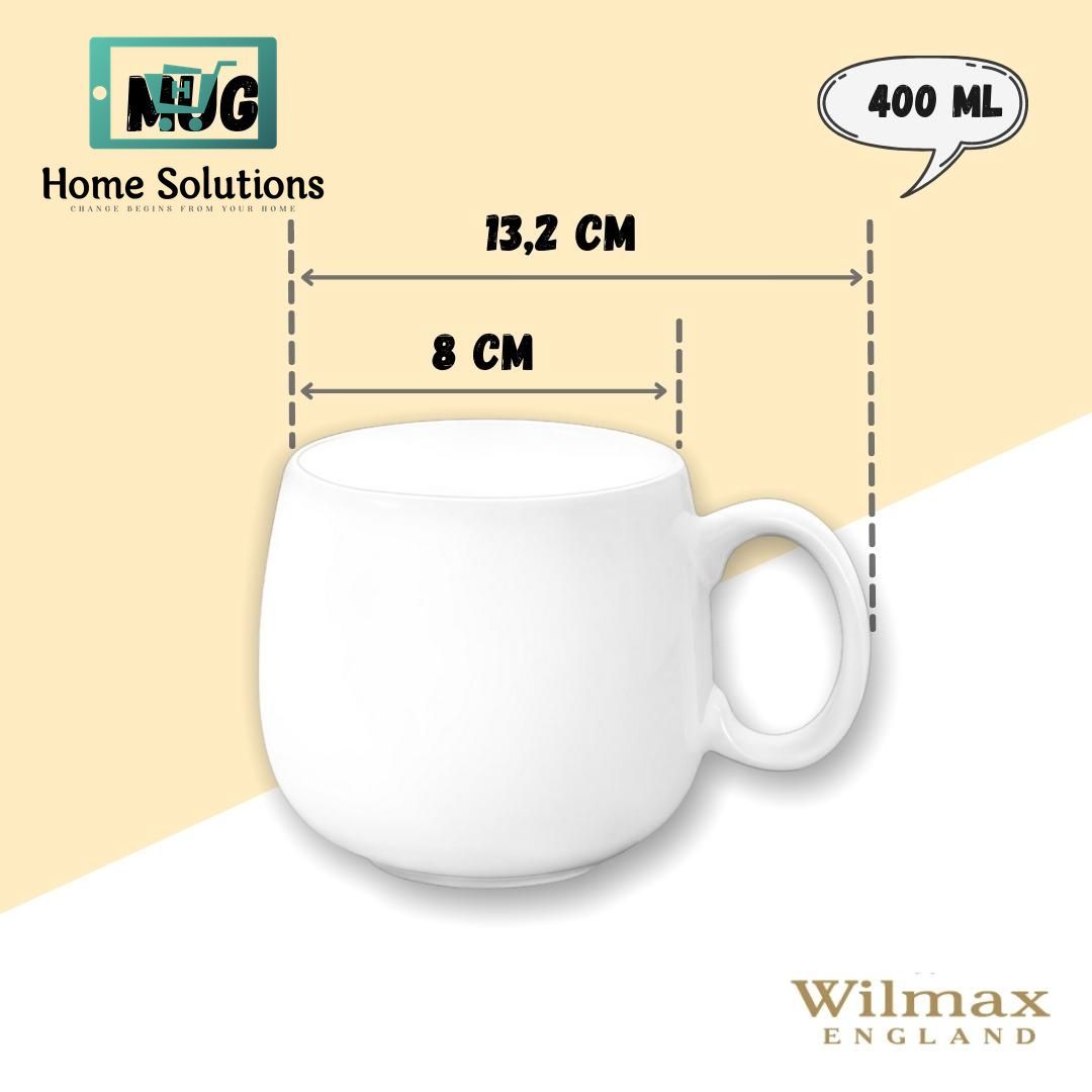 Wilmax England Fine Porcelain Mug – 400 ml