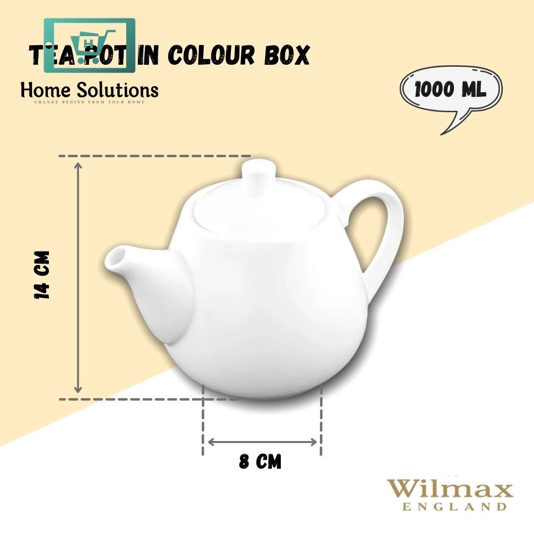 Wilmax England Fine Porcelain Tea pot – 1000 ml