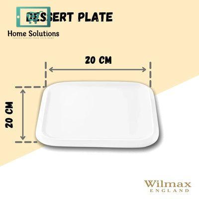 Wilmax England Fine Porcelain Dinner Plate – 12 x 12 Inch