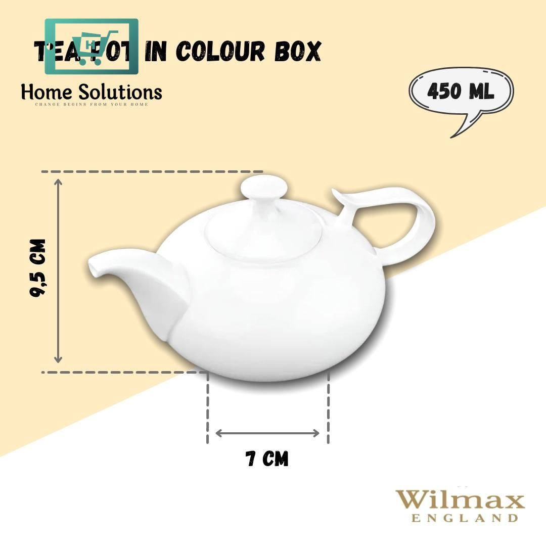 Wilmax England Fine Porcelain Tea pot – 450 ml