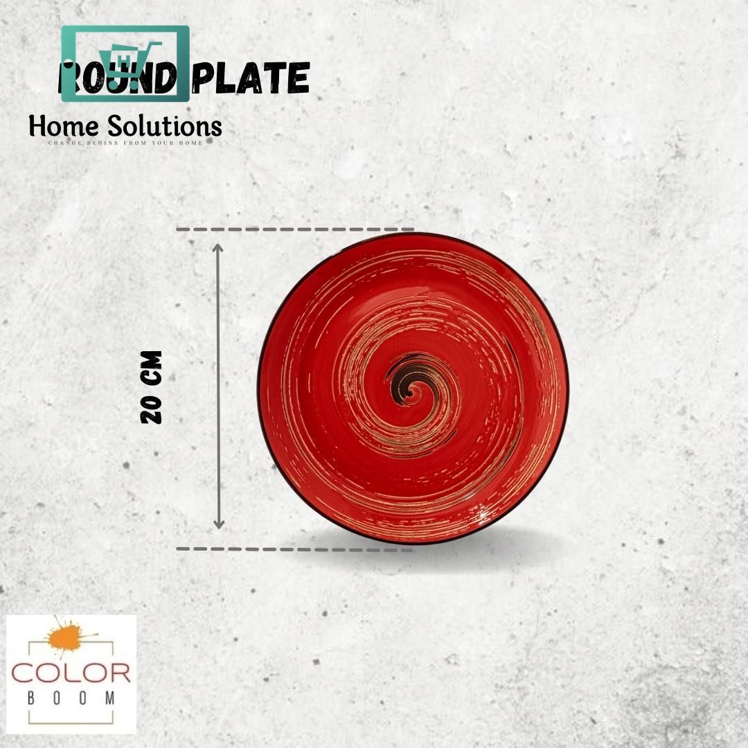 Wilmax England Round Plate 8-Inch – Fine Porcelain Classic Dinnerware
