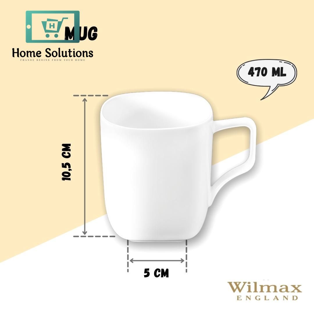 Wilmax England Fine Porcelain Mug – 470 ml