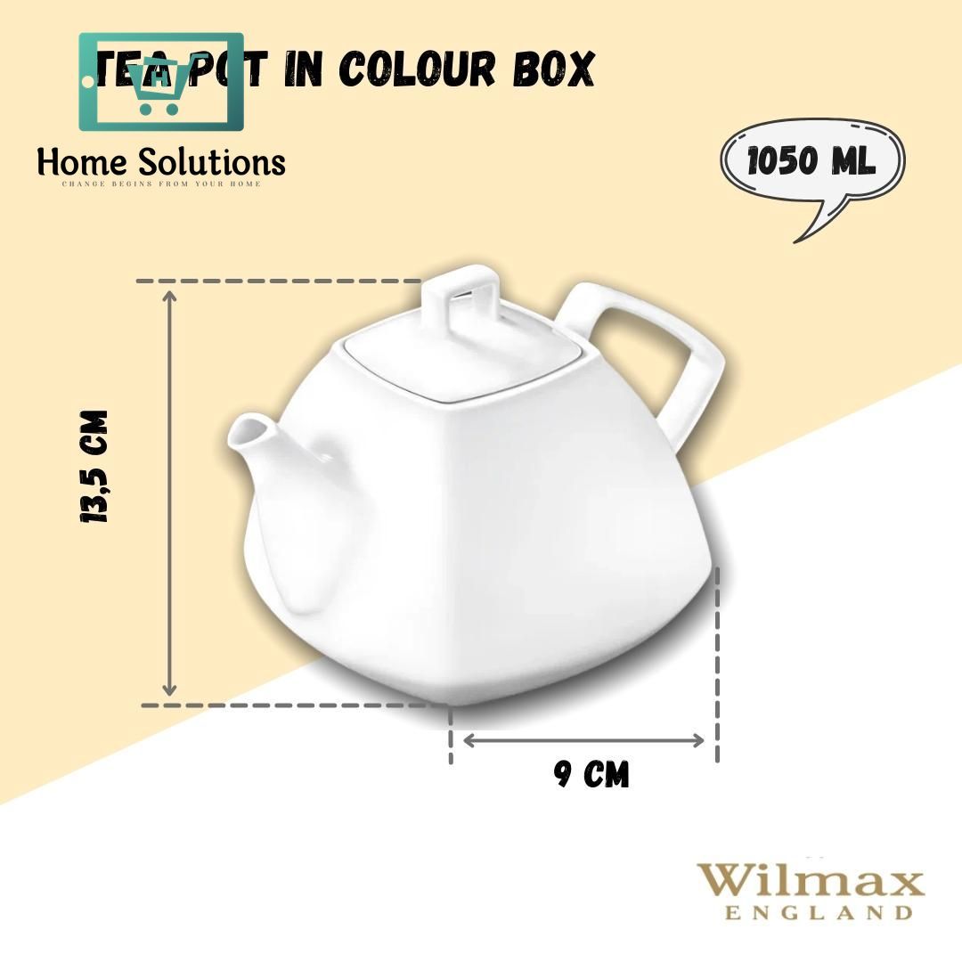 Wilmax England Fine Porcelain Tea pot – 1050 ml