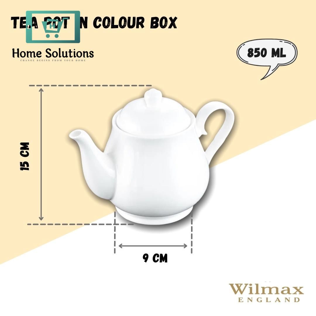 Wilmax England Fine Porcelain Tea pot – 850 ml
