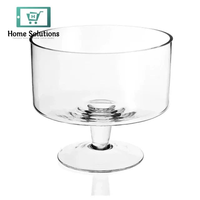 Elegant Glass Trifle Bowl – 4 Litre | Premium Dessert Serving Dish