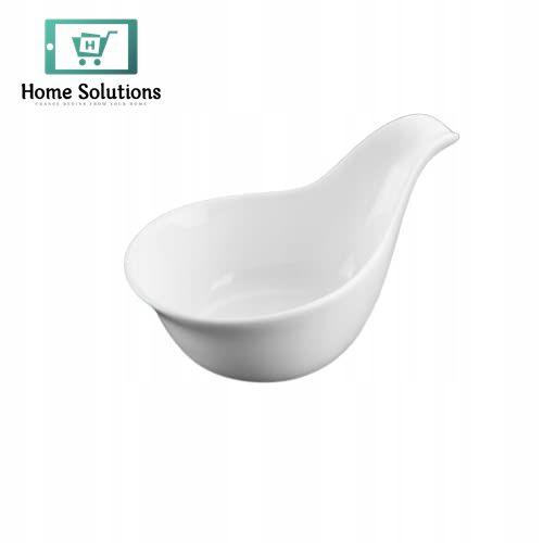 Wilmax England Fine Porcelain Set of 6 Snack Dishes 5" | Small White Serving Bowls