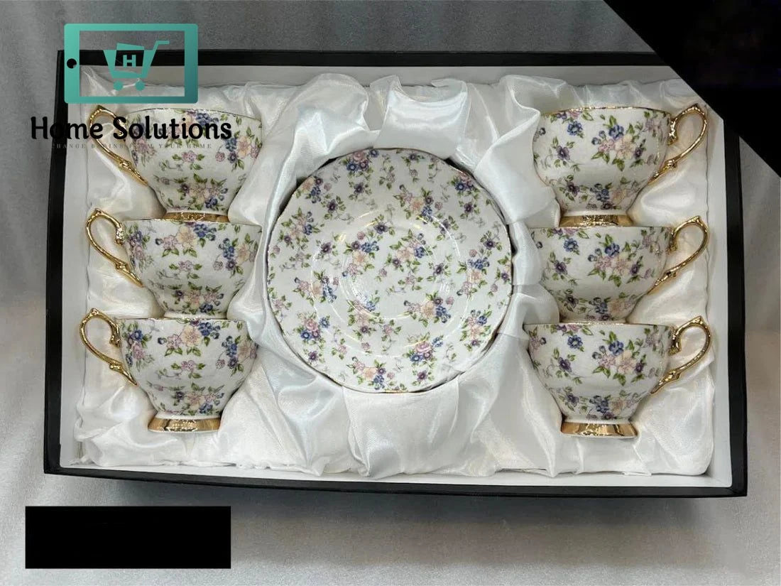 Royal Albart Tea Cup & Saucer Set 12 Pcs
