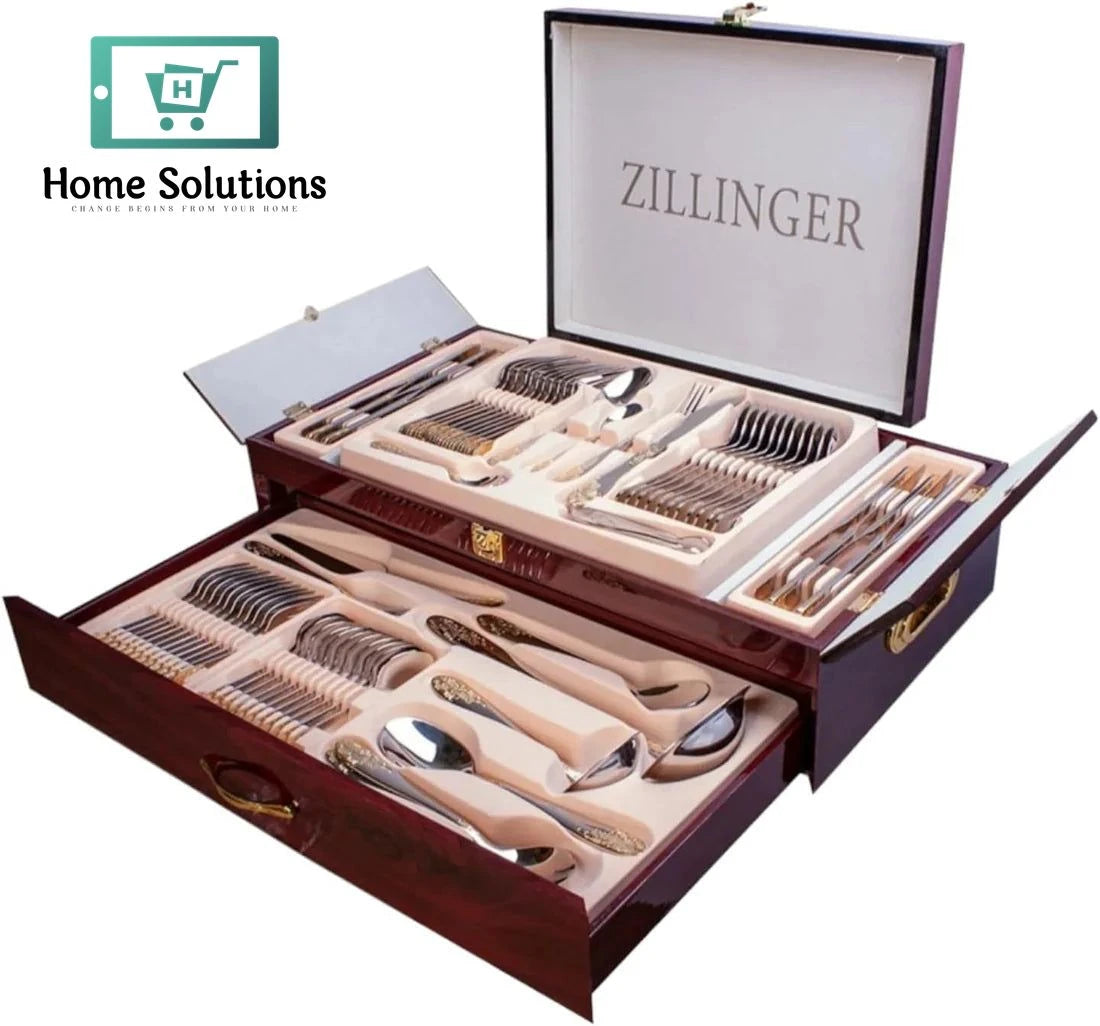 Zillinger 72-Piece Luxury Stainless Steel Cutlery Set – Premium Dining Collection