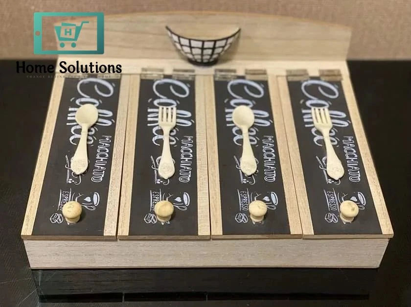 Premium Wooden Cutlery Storage Box – Elegant & Organized Solution