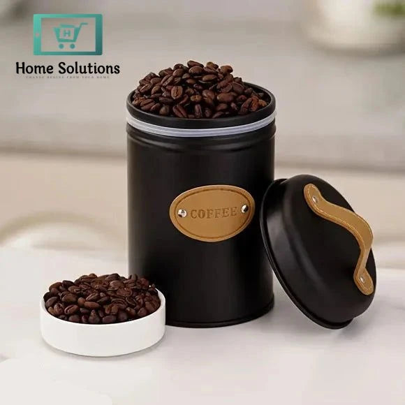 3 Pcs Coffee Tea & Sugar Jar Set – Airtight Storage Canisters with Lids