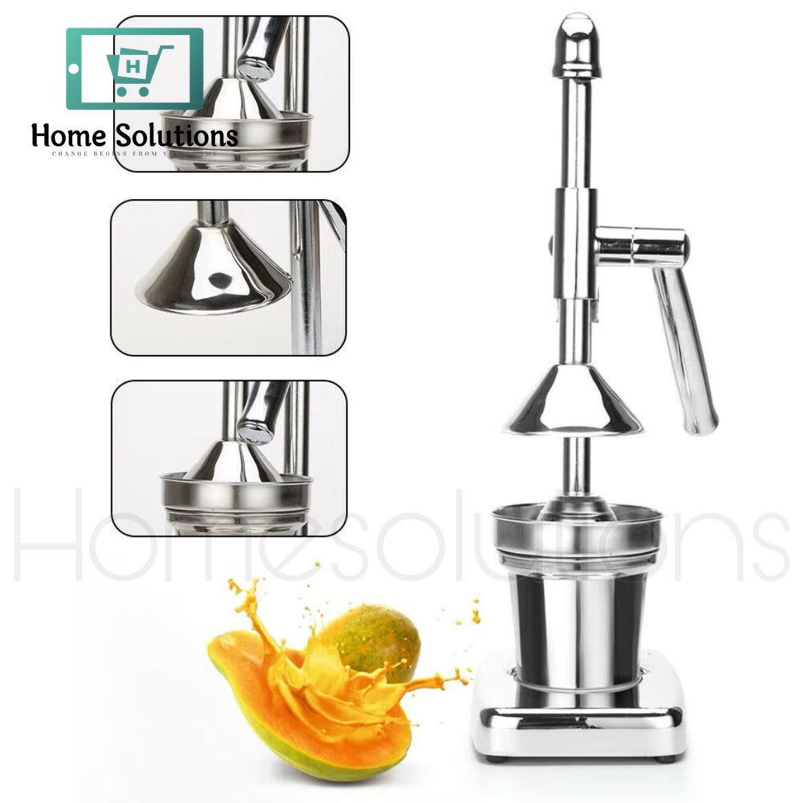 Stainless Steel Manual Juice Extractor
