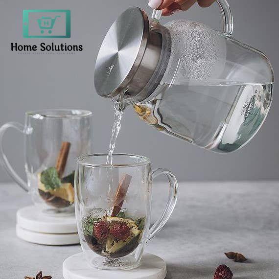 Wilmax Borosilicate Glass Jug – 1000 ml