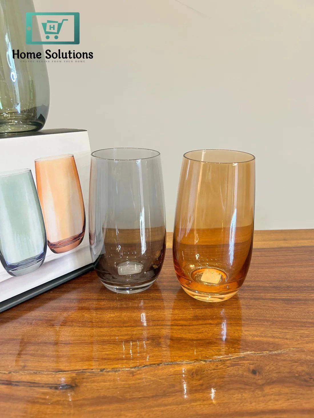 Danny Home Elite Multicolour Glass Set 4Pcs (410ml)