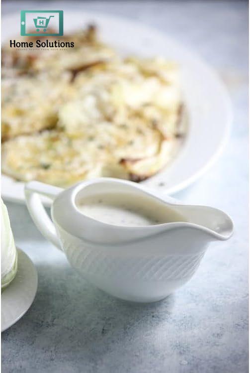 Wilmax England JULIA Porcelain Sauce Boat with Gift Box – White