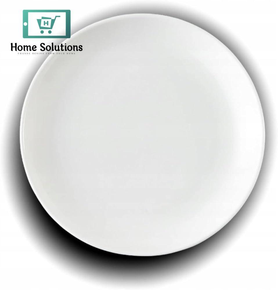 Wilmax England Fine Porcelain Rolled Rim Dessert Plate – 8 Inch