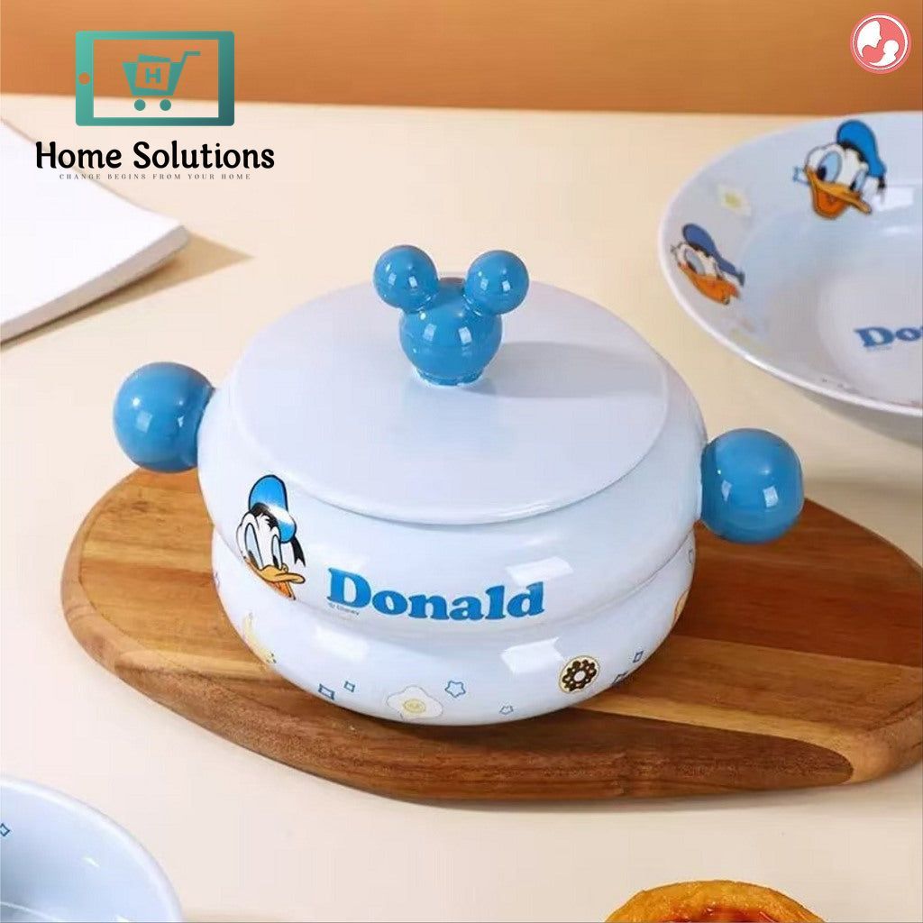 DISNEY Mickey & Friends Porcelain Soup Pot - 820ml