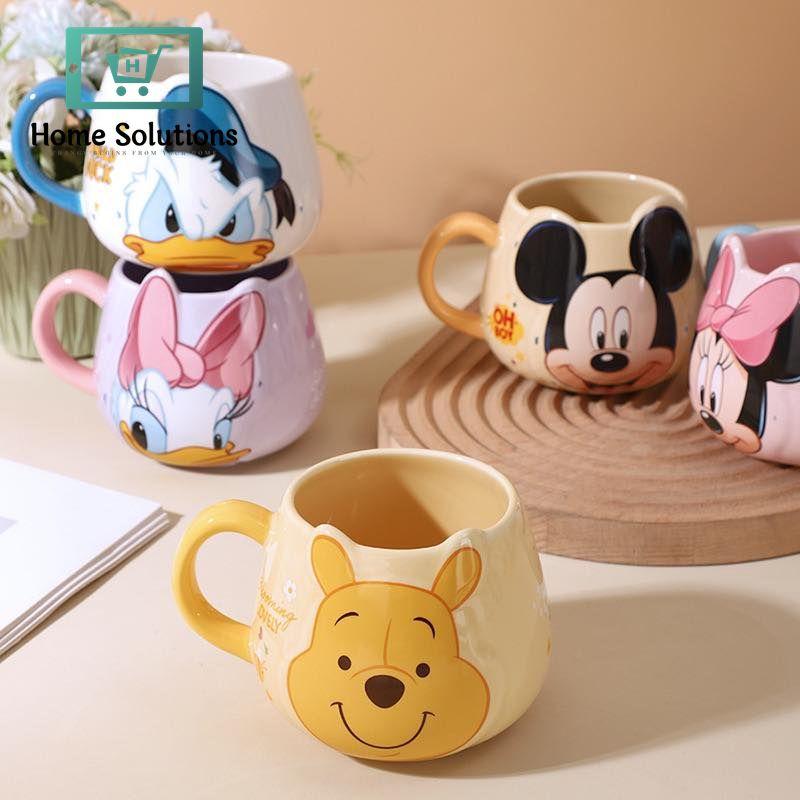 DISNEY Mickey & Friends Porcelain Embossed Coffee Mug – 450ml - Mickey Mouse