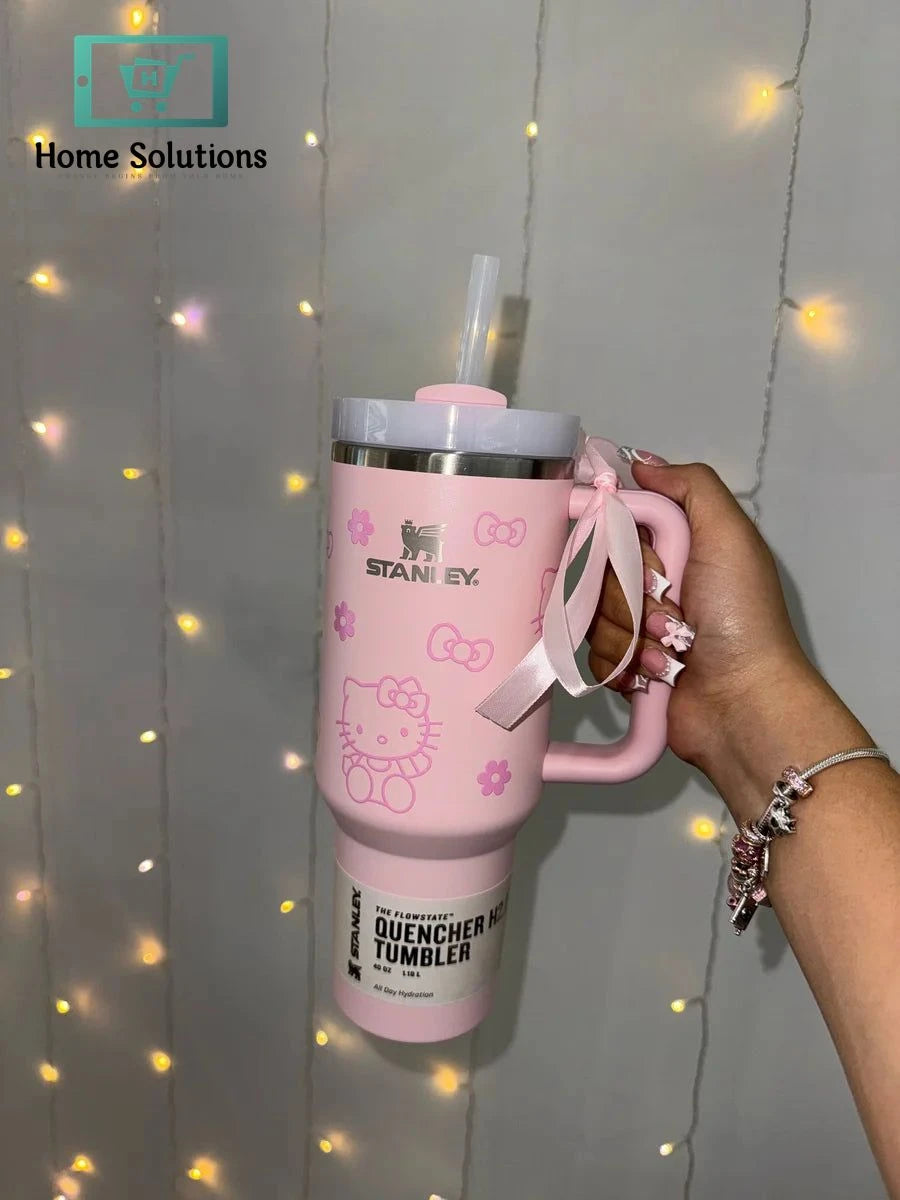 The Stanley x Hello Kitty Quencher | 40 OZ | Pink | Special Edition