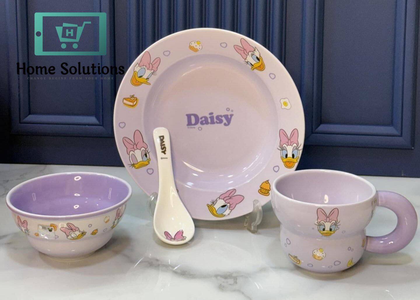DISNEY Mickey & Friends Dinnerware Meal Set - 6 Pieces - Daisy Duck