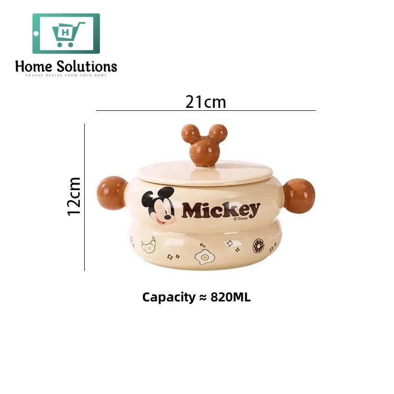 DISNEY Mickey & Friends Porcelain Soup Pot - 820ml