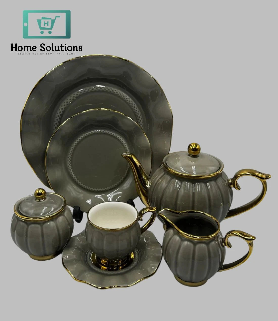 Premium 24-Piece Colorful Tea Set – Elegance for Every Occasion
