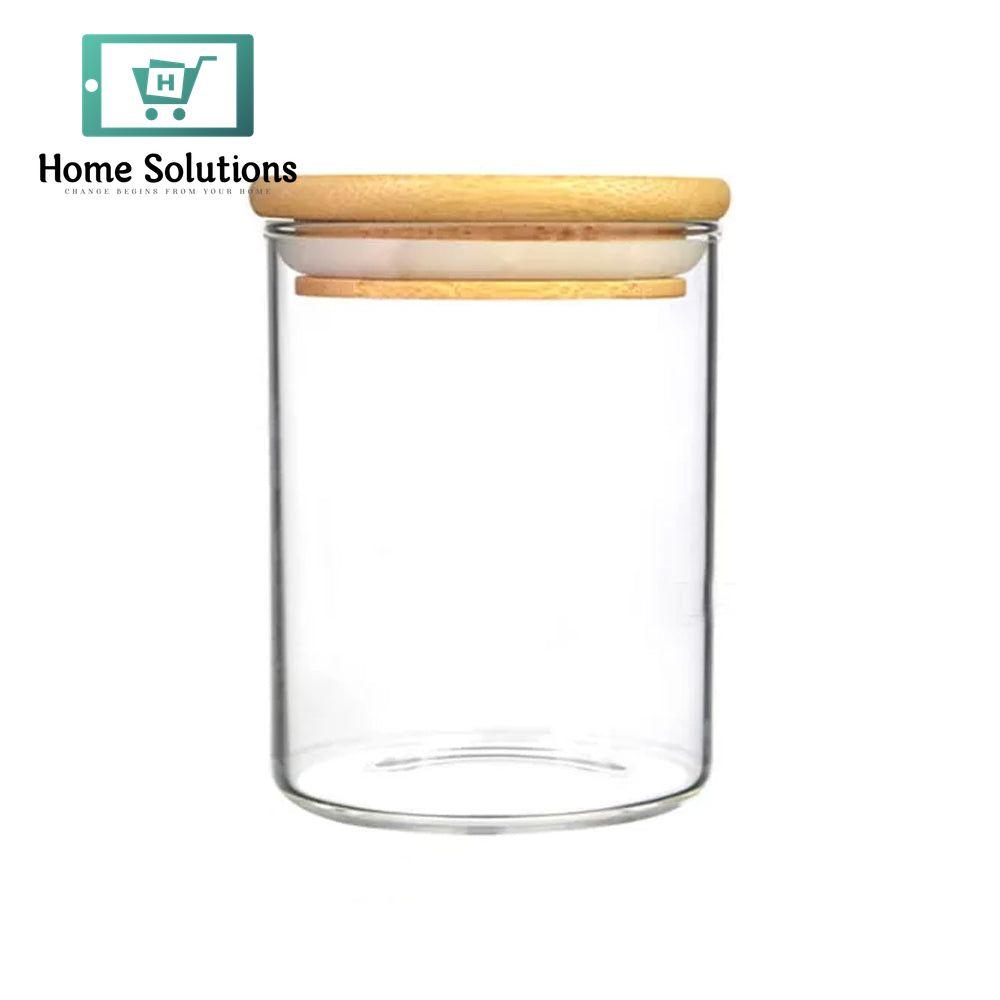 Wilmax Glass Storage Jar with Lid – 4×5 Inch