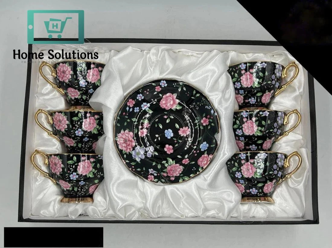 Royal Albart Tea Cup & Saucer Set 12 Pcs
