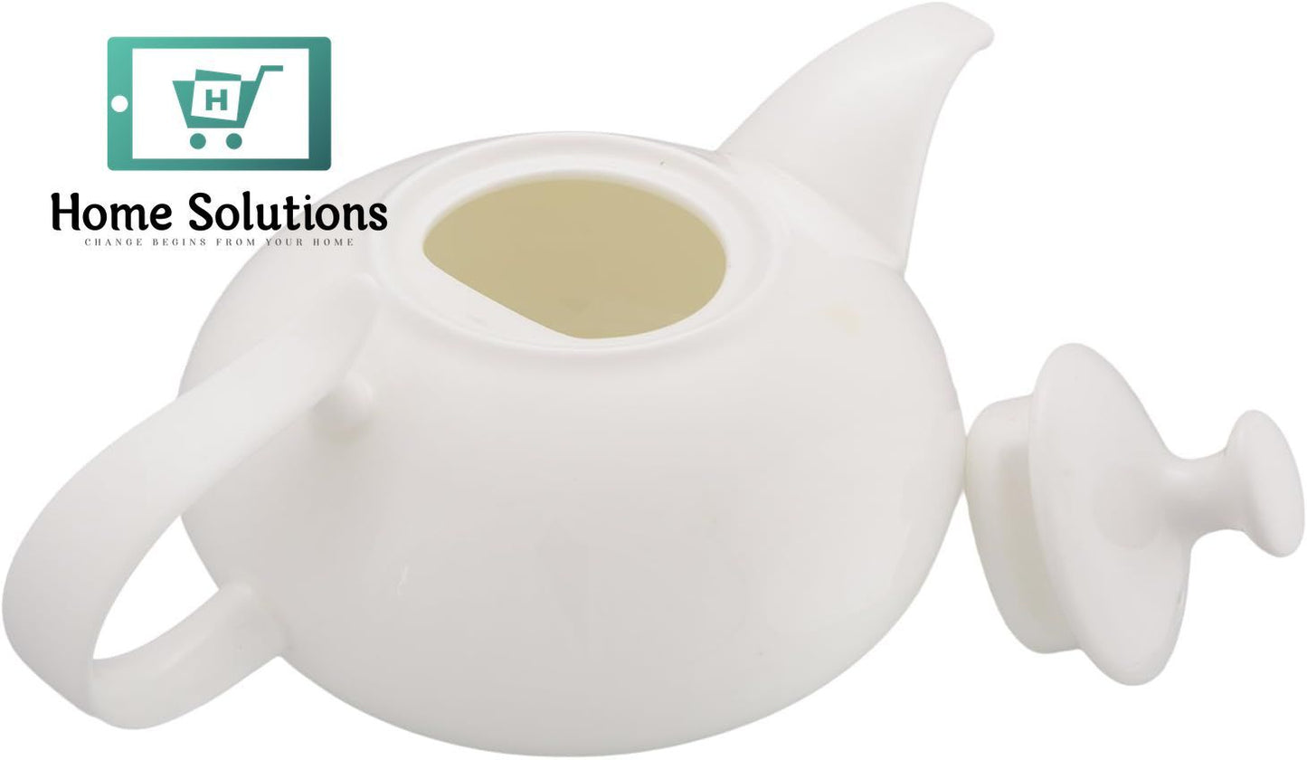 Wilmax England Fine Porcelain Teapot – 1150 ml (White)