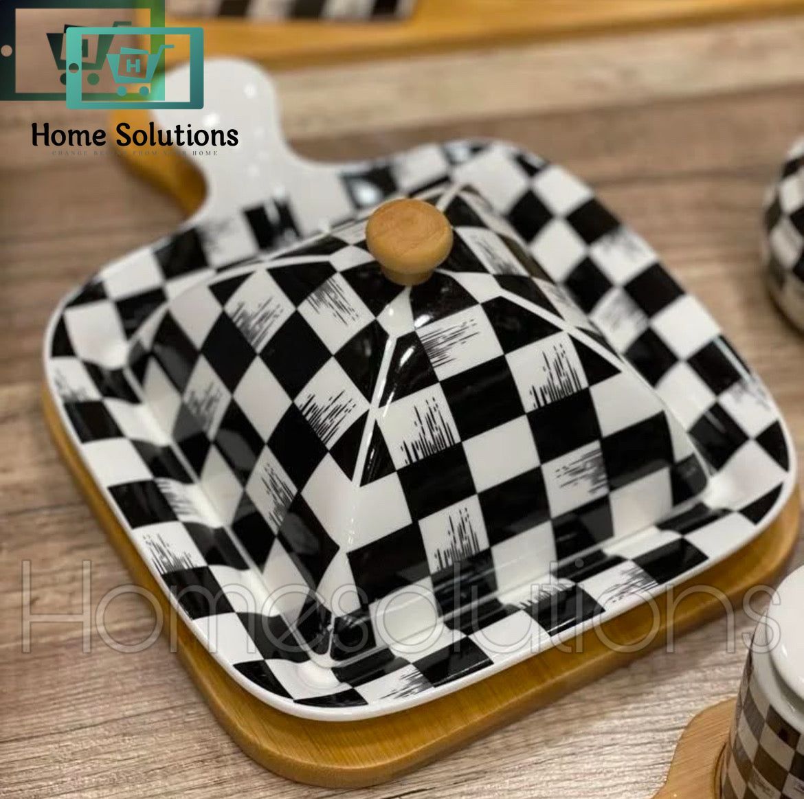 Square serving platter