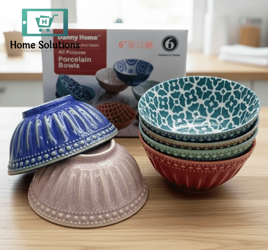 Danny Home Ceramic Bowl Set - 6 Pcs