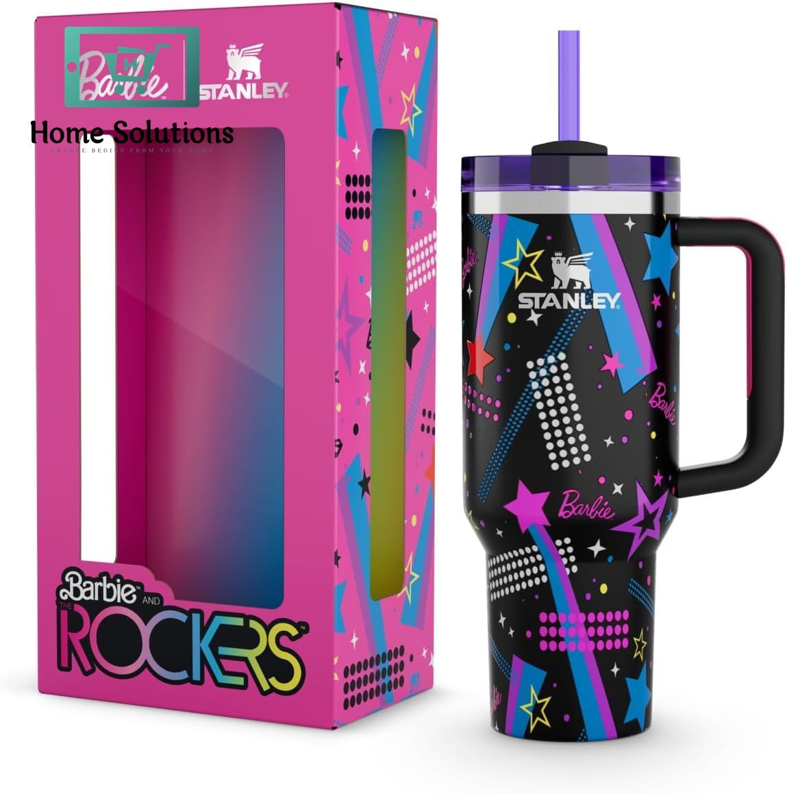 The Stanley x Barbie Quencher | 40 OZ - '80s Rockers