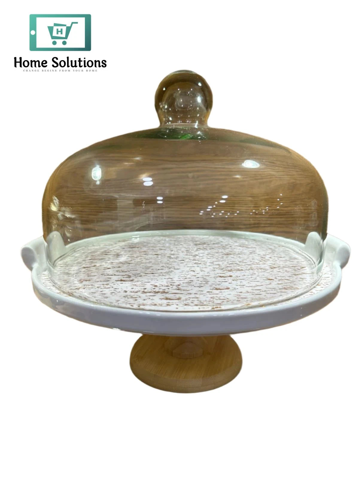 Natural Wooden Cake Stand – Rustic & Elegant Dessert Display