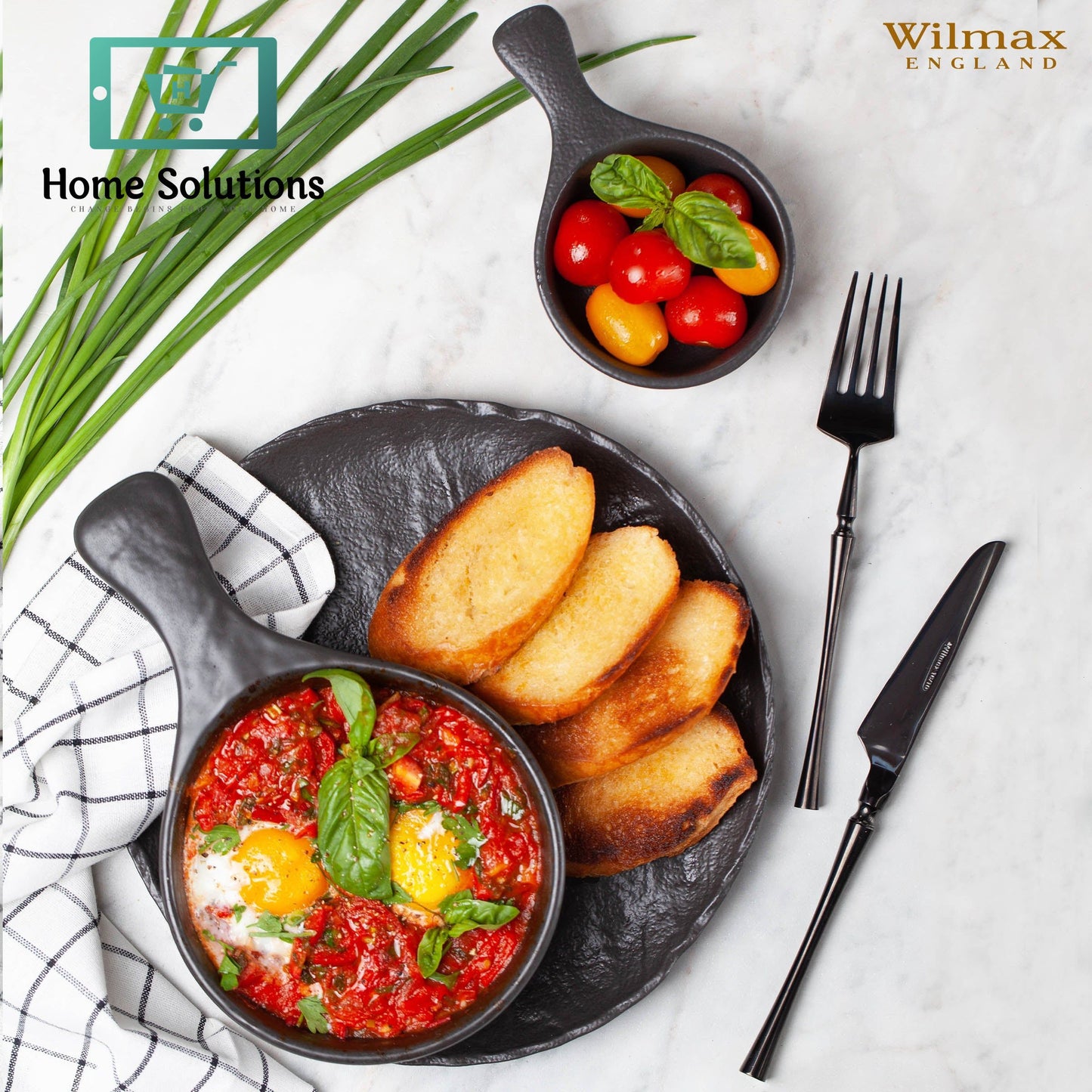 Wilmax England Compact Porcelain Baking Dish with Handle – 160 ml Single-Serve Casserole
