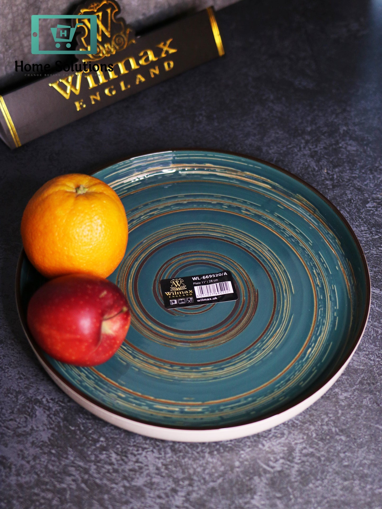 Wilmax England Plate 9-Inch – Fine Porcelain Elegant Serveware