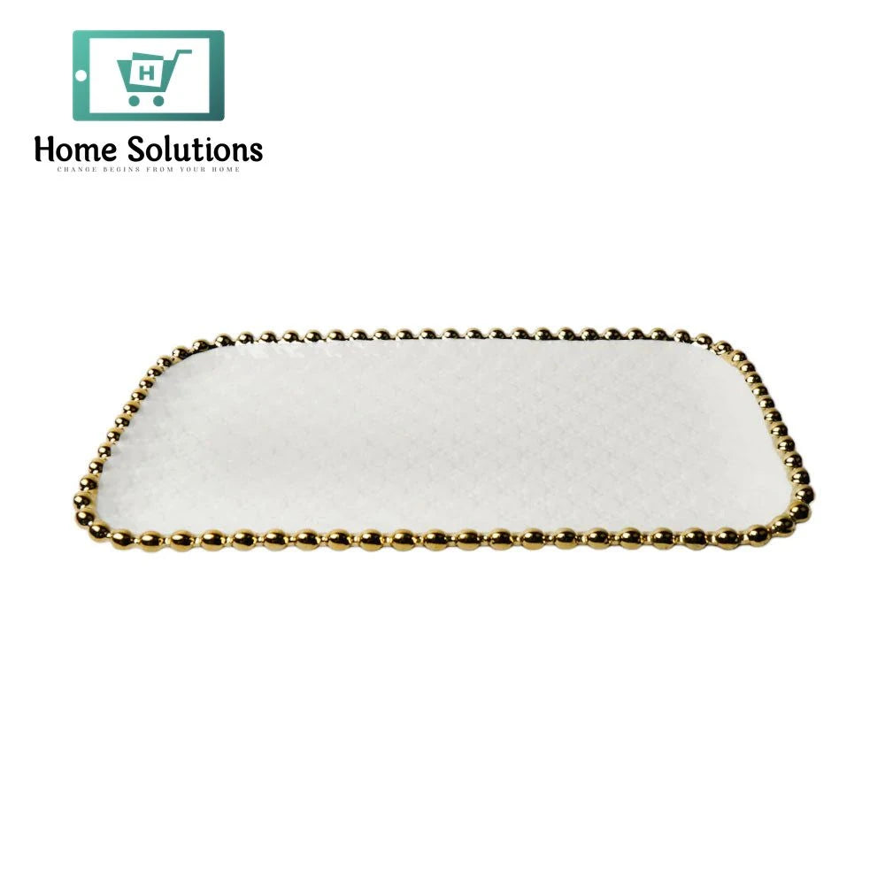 Porcelain Serving Dish 10-Inch – Classic White Tableware