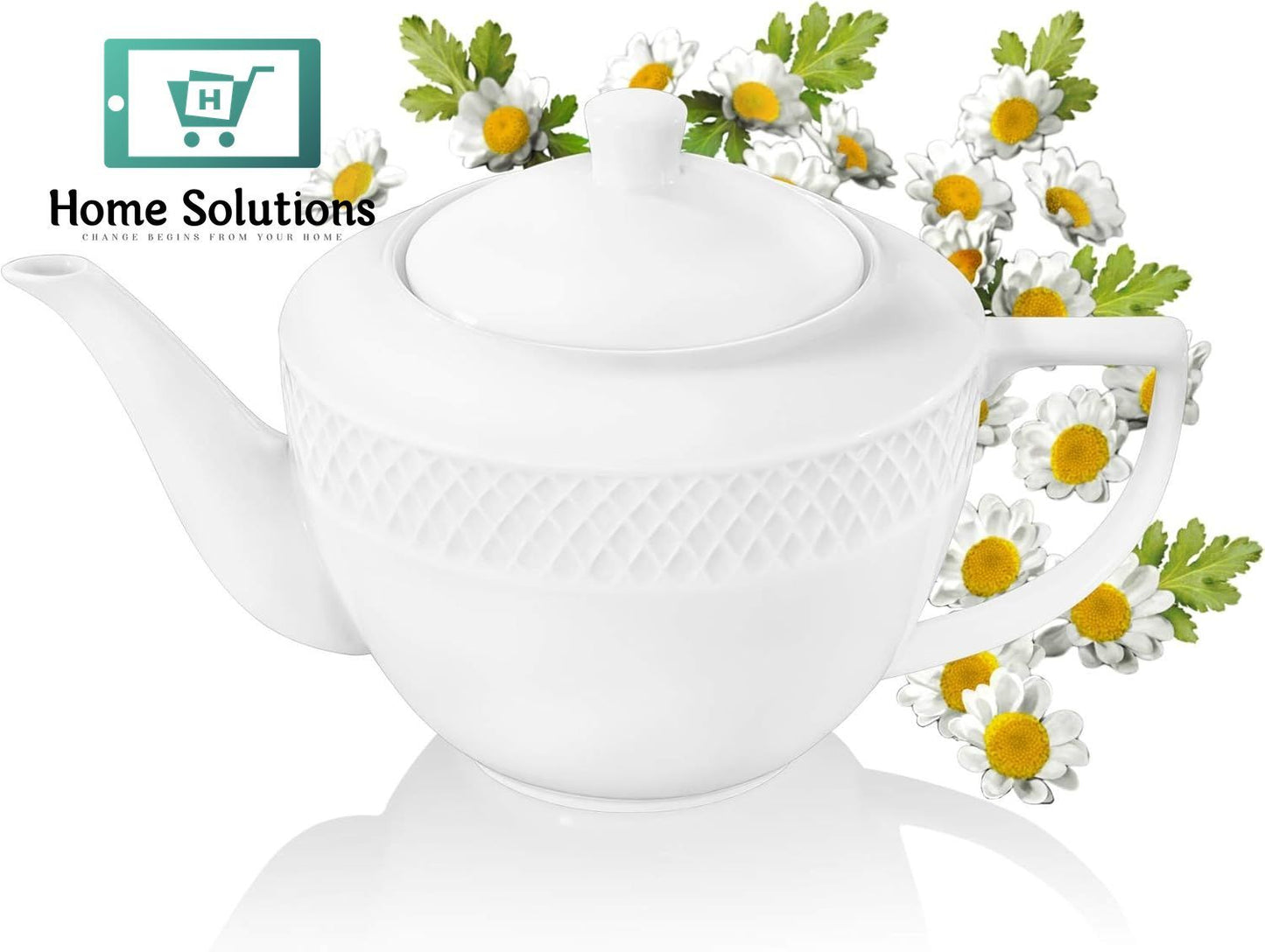 Wilmax England JULIA Classic Porcelain Teapot – 900 ml White