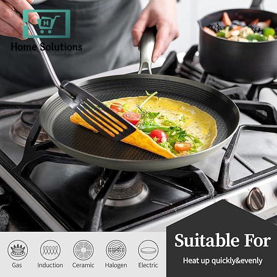 HexaSteel Non-Stick Frying Pan – Premium Scratch-Resistant & Ultra-Durable Cookware